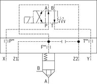 Pokrywa zaworu logicznego LFA25HWMB2-7X/ (R901330144) - Bosch-Rexroth