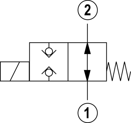 Zawór kierunkowy gniazdowy (grzybkowy) KSDER1PB/HN9V (R901151294) - Bosch-Rexroth