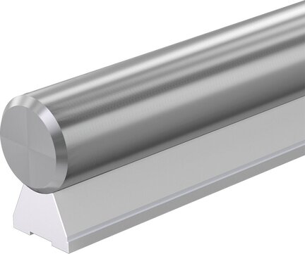 Wał stalowy z zamontowaną podporą wału, stal nierdzewna, WM-30-AE-H7X46- (R101303031) - Bosch-Rexroth