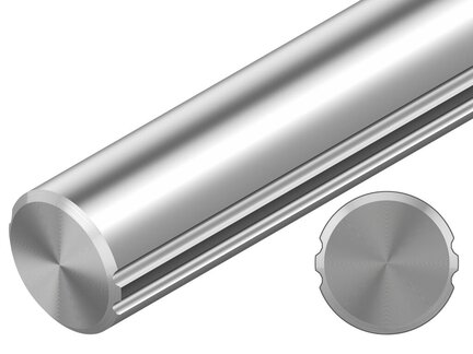 Wał pełny, stal ulepszona cieplnie, WVD4-6 (R072400689) - Bosch-Rexroth