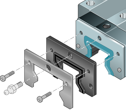 Uszczelnienie Viton, 55 mm (R181050070) - Bosch-Rexroth