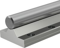 Wał stalowy z zamontowaną podporą wału, stal ulepszona cieplnie, WM-80-SFRC-H6- (R101208000) - Bosch-Rexroth