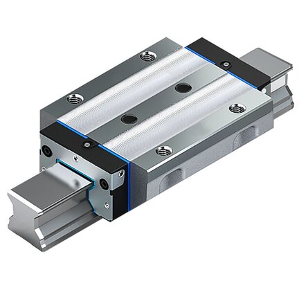 Wózek wałeczkowy, FLS, wielkość konstr. 55, stal CS, ultraprecyzyjna dokładność, RWD-055-FLS-C2-U-2 (R18535292X) - Bosch-Rexroth