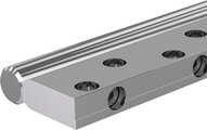 Wał stalowy z zamontowaną podporą wału, stal ulepszona cieplnie, WM-30-AS1-H7- (R101503001) - Bosch-Rexroth