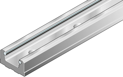 Szyna z rolkami bieżnymi, UNH, wielkość konstr. 20, aluminium-NRII, standardowe otwory, 20 U (R192311931) - Bosch-Rexroth