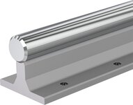 Wał stalowy z zamontowaną podporą wału, stal ulepszona cieplnie, WM-50-AFH1-H7- (R101105001) - Bosch-Rexroth