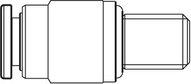Przyłącze wtykowe, proste, M3 - D3 (R341707309) - Bosch-Rexroth