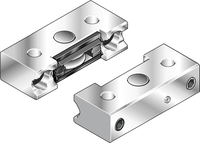Kaseta pojedyncza z rolkami bieżnymi, SKS, wielkość konstr. 52, aluminium, klasa obciążenia FH, LWA-052-SKS-FH-E-0 (R190325210) - Bosch-Rexroth