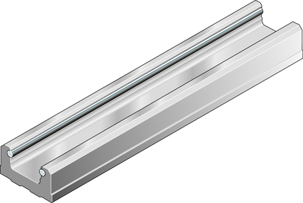 Szyny z rolkami bieżnymi, konstrukcja UNH - Bosch-Rexroth