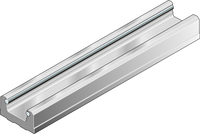 Szyna z rolkami bieżnymi, UNH, wielkość konstr. 20, aluminium-NRII, bez otworów, 20-0 U (R192301931) - Bosch-Rexroth