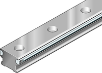Szyna z rolkami bieżnymi, SNS, wielkość konstr. 52, aluminium-NRII, standardowe otwory, 52 (R192115231) - Bosch-Rexroth