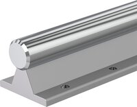 Wał stalowy z zamontowaną podporą wału, stal ulepszona cieplnie, WM-12-AF1-H6- (R101401200) - Bosch-Rexroth