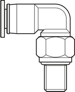 Przyłącze wtykowe, kątowe, M6 (R341707809) - Bosch-Rexroth