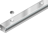 Szyna z rolkami bieżnymi, HNS, wielkość konstr. 52, aluminium-NRII, poczwórne otwory, 52-4 H (R192545231) - Bosch-Rexroth