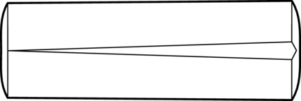 Kołek karbowy, stożkowy, śr. 3, 3X14-ST (R342501500) - Bosch-Rexroth