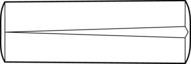 Kołek karbowy, stożkowy, śr. 3, 3X8-ST (R342501300) - Bosch-Rexroth