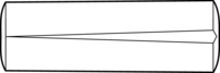 Kołek karbowy, stożkowy, śr. 5, 5X20-ST (R342501600) - Bosch-Rexroth