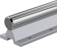 Wał stalowy z zamontowaną podporą wału, stal nierdzewna, WM-25-AFE2-H646- (R101052530) - Bosch-Rexroth