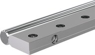 Wał stalowy z zamontowaną podporą wału, chromowany na twardo, WM-25-AS2-H6CR- (R101552560) - Bosch-Rexroth