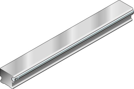 Szyna z rolkami bieżnymi, HNS, wielkość konstr. 32, aluminium-NRII, bez otworów, 32-0 H (R192503231) - Bosch-Rexroth