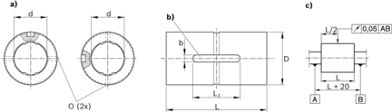 Tuleja toczna momentowa, 4-H-6, z dwiema uszczelkami, KBDR4-H-6DD (R072420600) - Bosch-Rexroth