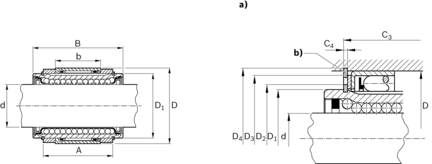 Tuleja toczna obrotowa, N-20, bez uszczelki, KBRON-20 (R066502000) - Bosch-Rexroth