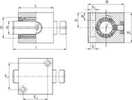 Zestaw liniowy, stal, bez uszczelki, LSSDR1-20-WV-K (R109622089) - Bosch-Rexroth
