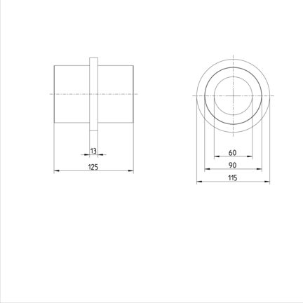Tuleja toczna obrotowa, R-60, z dwiema uszczelkami, KBROR-60-DD (R066326000) - Bosch-Rexroth