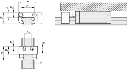 Ogranicznik stały, 32 mm (R191053200) - Bosch-Rexroth