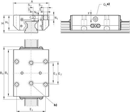 Element zaciskowy, hydrauliczny, KWH 6505 BS1A (R181064211) - Bosch-Rexroth