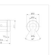 Tuleja toczna Super A, otwarta, 12, z dwiema uszczelkami, KBA-O-12-DD (R067121240) - Bosch-Rexroth