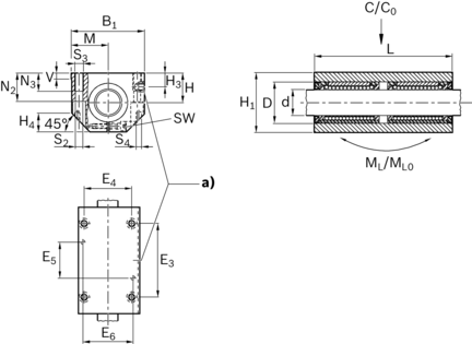Zestaw liniowy, aluminium, z dwiema uszczelkami, LSATE-A-12-DD (R103261220) - Bosch-Rexroth