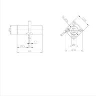 Tuleja toczna kołnierzowa, kołnierz środkowy, 8, z dwiema uszczelkami, KBMM-8-DD-NR (R074220830) - Bosch-Rexroth
