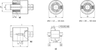 Zestaw liniowy, stal, bez uszczelki, LSHDR1-12-WV-400 (R072121280) - Bosch-Rexroth