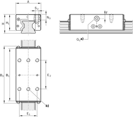 Element zaciskowy, hydrauliczny, KWH 6505 BS2A (R181064251) - Bosch-Rexroth
