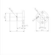 Tuleja toczna momentowa, 4-F-20, z dwiema uszczelkami, KBDR4-F-20DD (R072522000) - Bosch-Rexroth