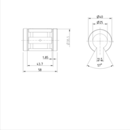 Tuleja toczna Super B, otwarta, 25, całkowicie uszczelniona, KBB-O-25-VD (R067322545) - Bosch-Rexroth