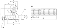 Podpora wału, WU40-SFRA-600 (R105214000) - Bosch-Rexroth
