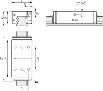 Element hamulcowy hydrauliczny KBH, 45 mm, KBH 4505 BS3A (R181044022) - Bosch-Rexroth