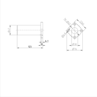 Tuleja toczna kołnierzowa, kołnierz, tandem, 30, z dwiema uszczelkami, KBMFT-30-DD (R074153000) - Bosch-Rexroth