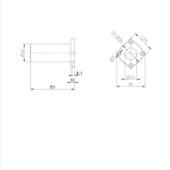Tuleja toczna kołnierzowa, kołnierz, tandem, 40, z dwiema uszczelkami, KBMFT-40-DD-NR (R074124030) - Bosch-Rexroth