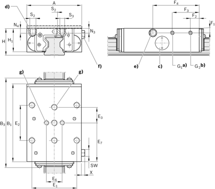 Element hamulcowy pneumatyczny UBPS, 45 mm, UBPS 4505 BS1LA (R181044051) - Bosch-Rexroth
