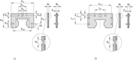 Zgarniacz blaszany do prowadnic szynowych wałeczkowych, 35 (0.30) (R182031040) - Bosch-Rexroth