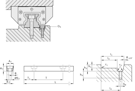 Listwa klinowa, 125 (R181039102) - Bosch-Rexroth