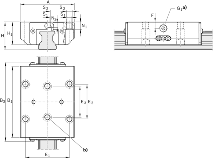 Element hamulcowy hydrauliczny KBH, 25 mm, KBH 2505 AS1A (R161924021) - Bosch-Rexroth