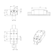 Wózek wałeczkowy, SNH, wielkość konstr. 25, resist CR, powłoka, wysoka dokładność, RWA-025-SNH-C2-H-2 (R182122366) - Bosch-Rexroth