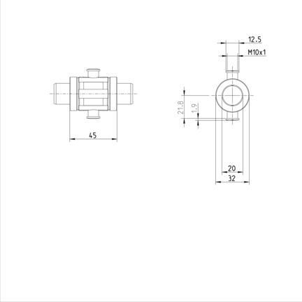 Tuleja toczna momentowa (kompaktowa), bez uszczelki, KBDRC2-20-WV-1200 (R072032087) - Bosch-Rexroth