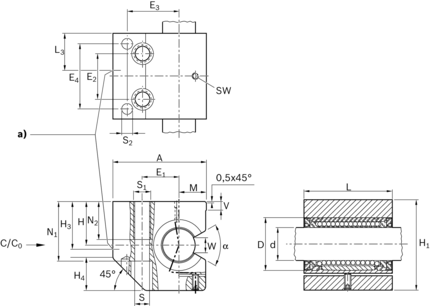 Zestaw liniowy, aluminium, z dwiema uszczelkami, LSAS-B-40-DD (R107184020) - Bosch-Rexroth
