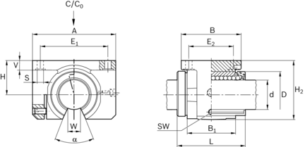 Zestaw linowy, stal, z dwiema uszczelkami, LSGO-A-50-DD (R106765040) - Bosch-Rexroth