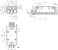 Wózek kulkowy Compact Line, SNS, wielkość konstr. 15, stal CS, dokładność: wysoka, KWE-015-SNS-C2-H-1 (R205C12320) - Bosch-Rexroth